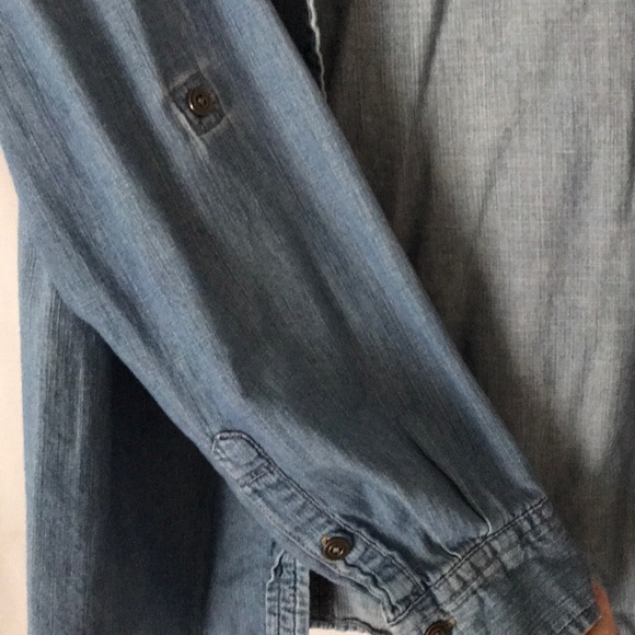 Denim Button Down Shirt - Picture 3 of 5